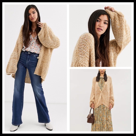 FREE PEOPLE BOHO CARDI LONG CARDIGAN A2C - Picture 11 of 16